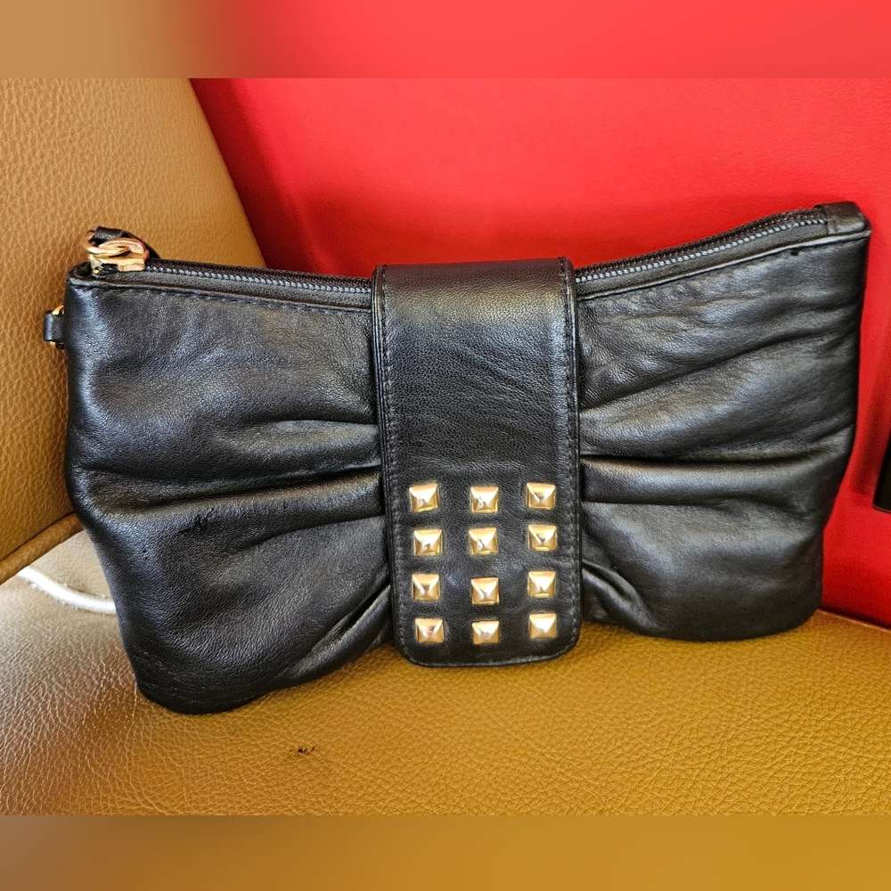 Paolo Masi genuine leather clutch purse